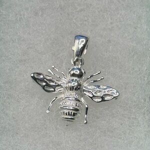 Sterling Silver 925 Bumble Bee Pendant